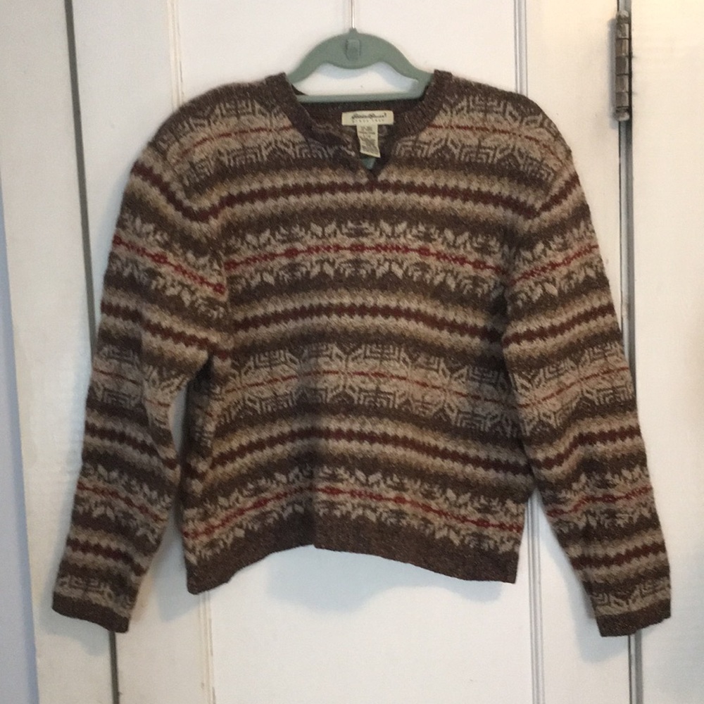 Eddie Bauer Wool Cropped Sweater
